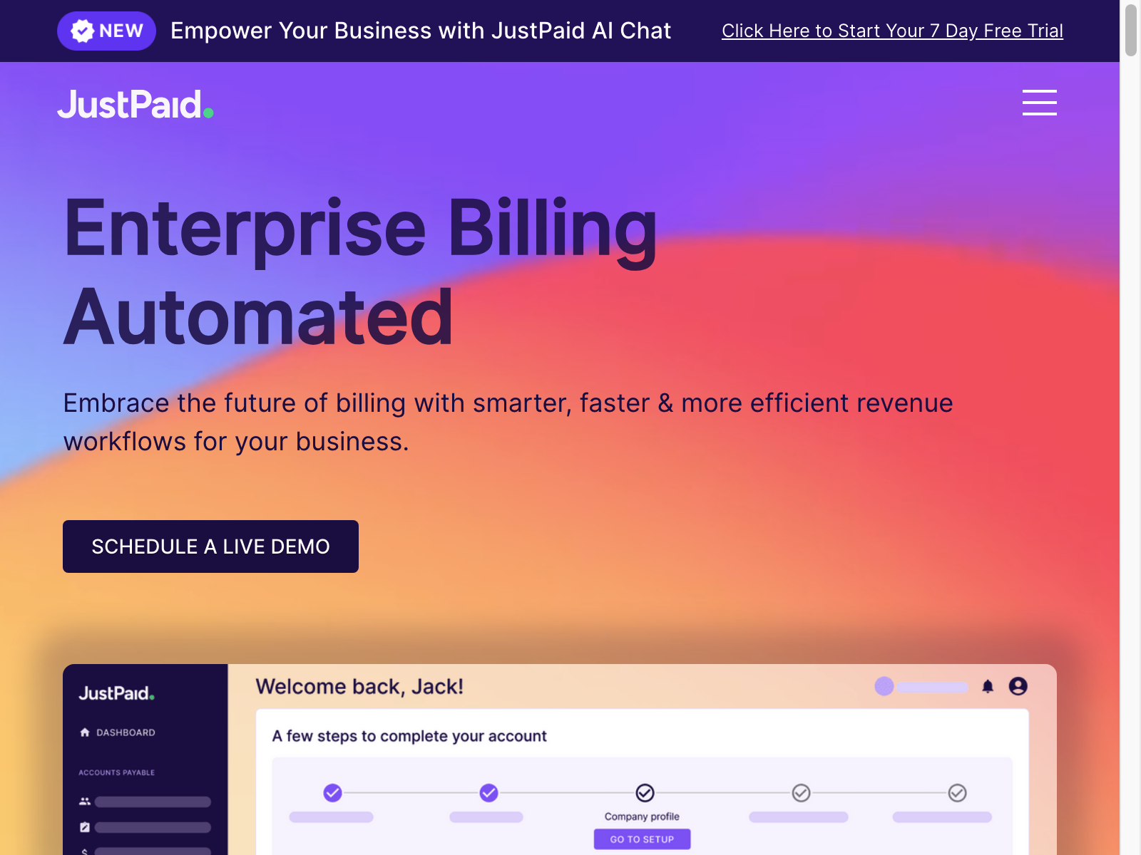 Justpaid Io preview