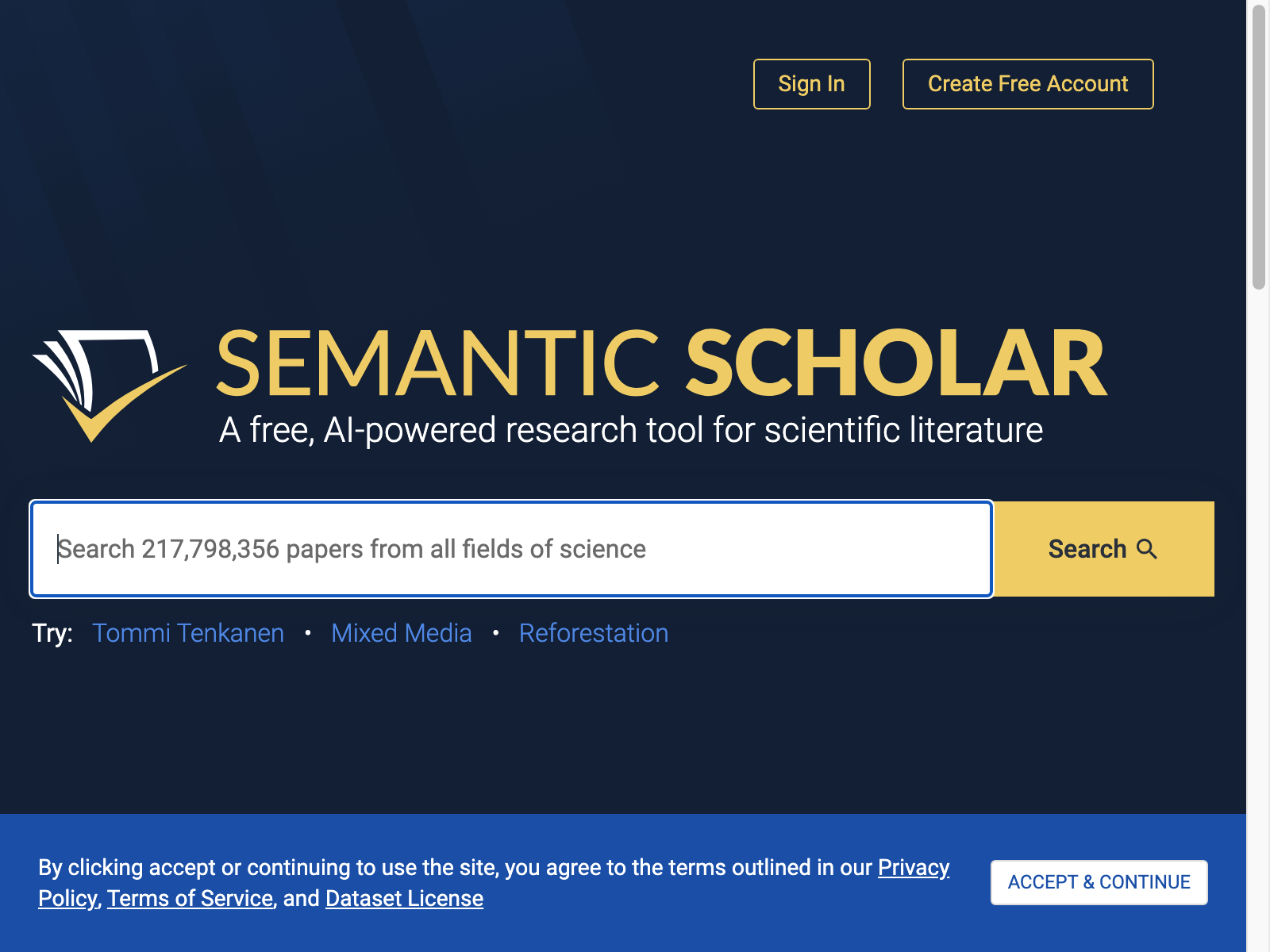 Semantic Scholar preview
