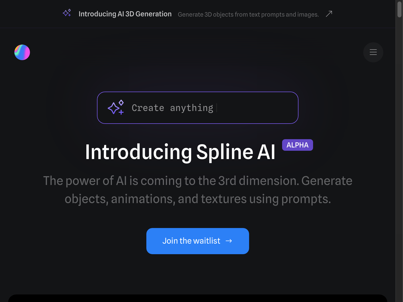 Spline Ai Alpha preview